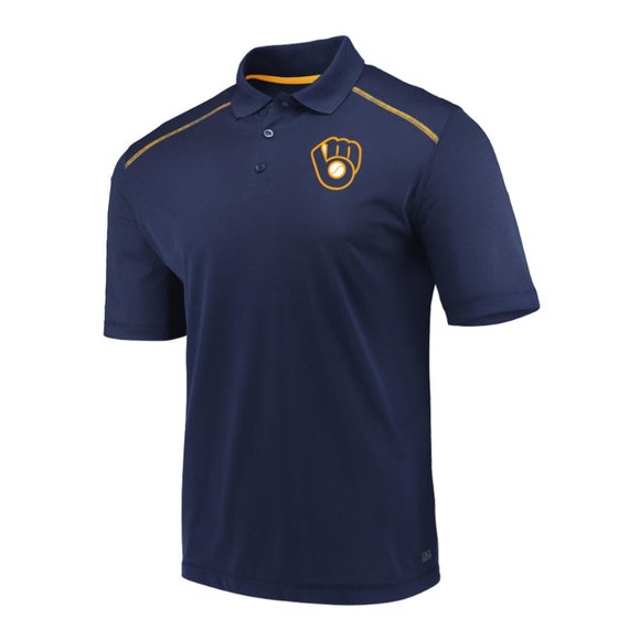 MLB Men’s Milwaukee Brewers Polo Shirt - Picture 1 of 2